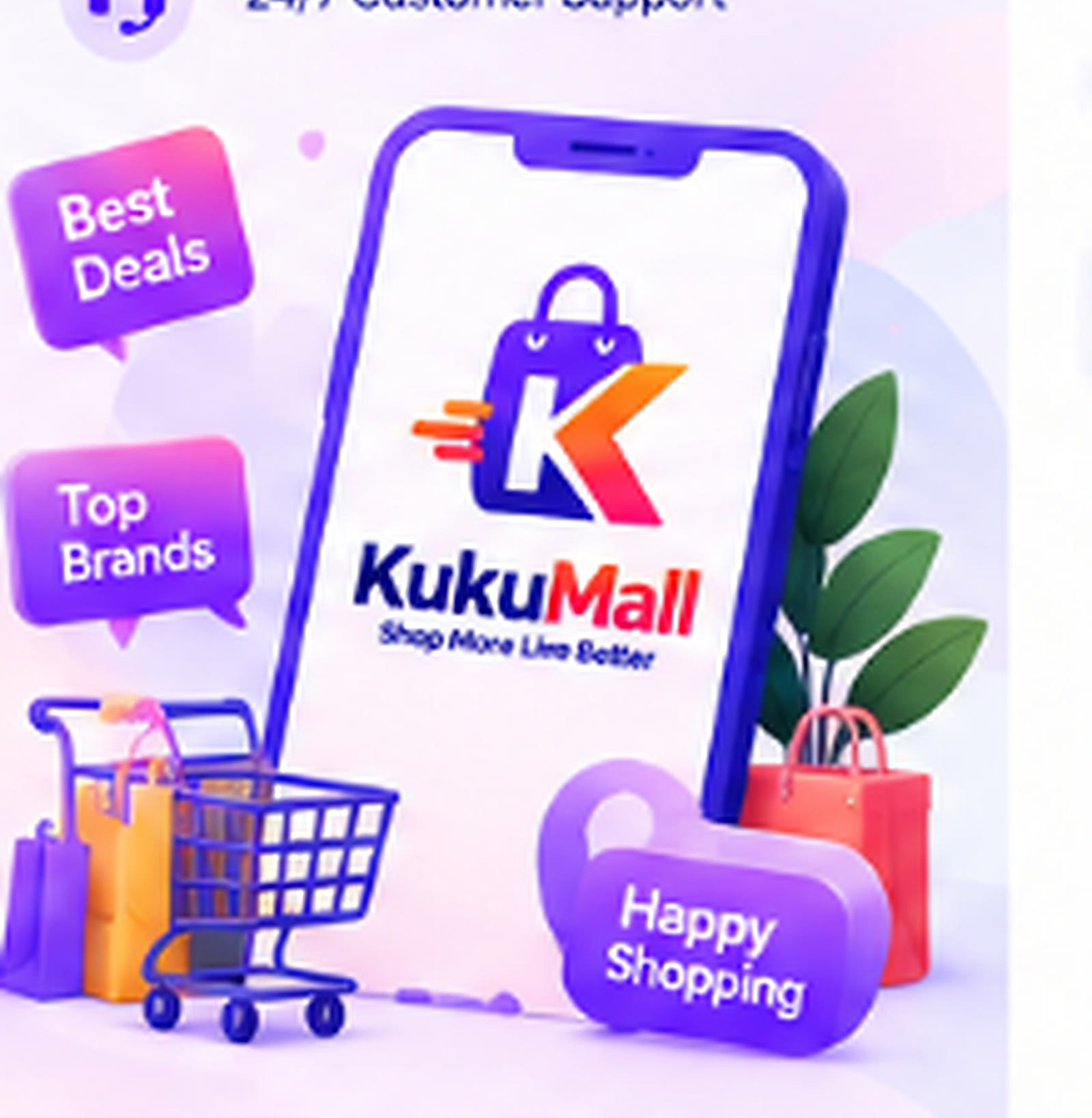 KukuMall shopping illustration